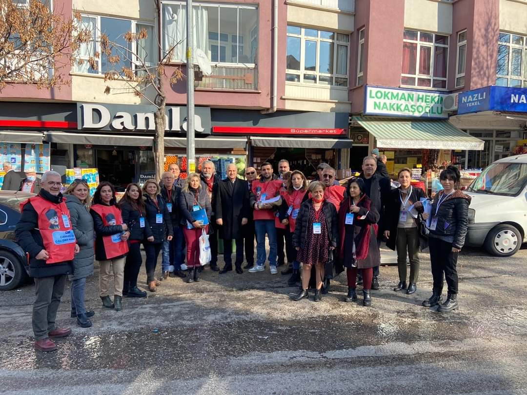 CHP Ankara Mv Sn Levent Gök Esnaf Masası çalışmamıza katıldılar