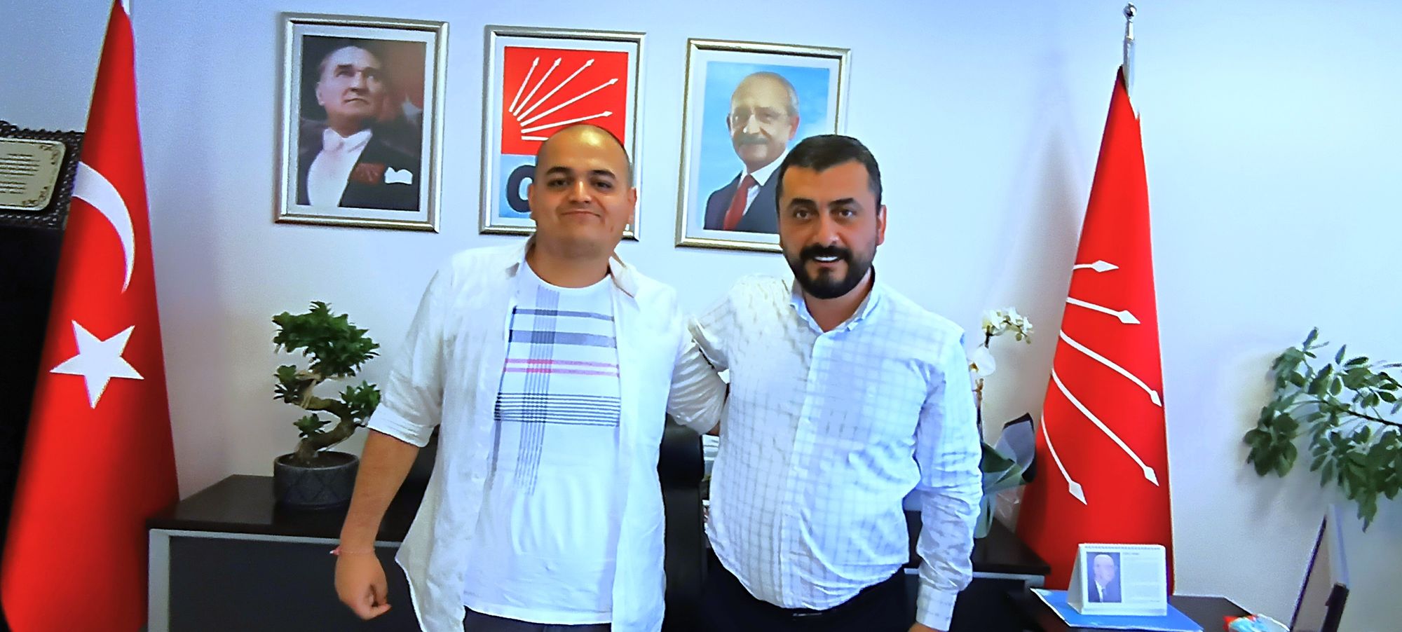 CHP Medya, Planlama ve Sosyal Medya politikalarından sorumlu Genel Başkan Yardımcısı Sayın Eren Erdem ile CHP Genel Merkezde