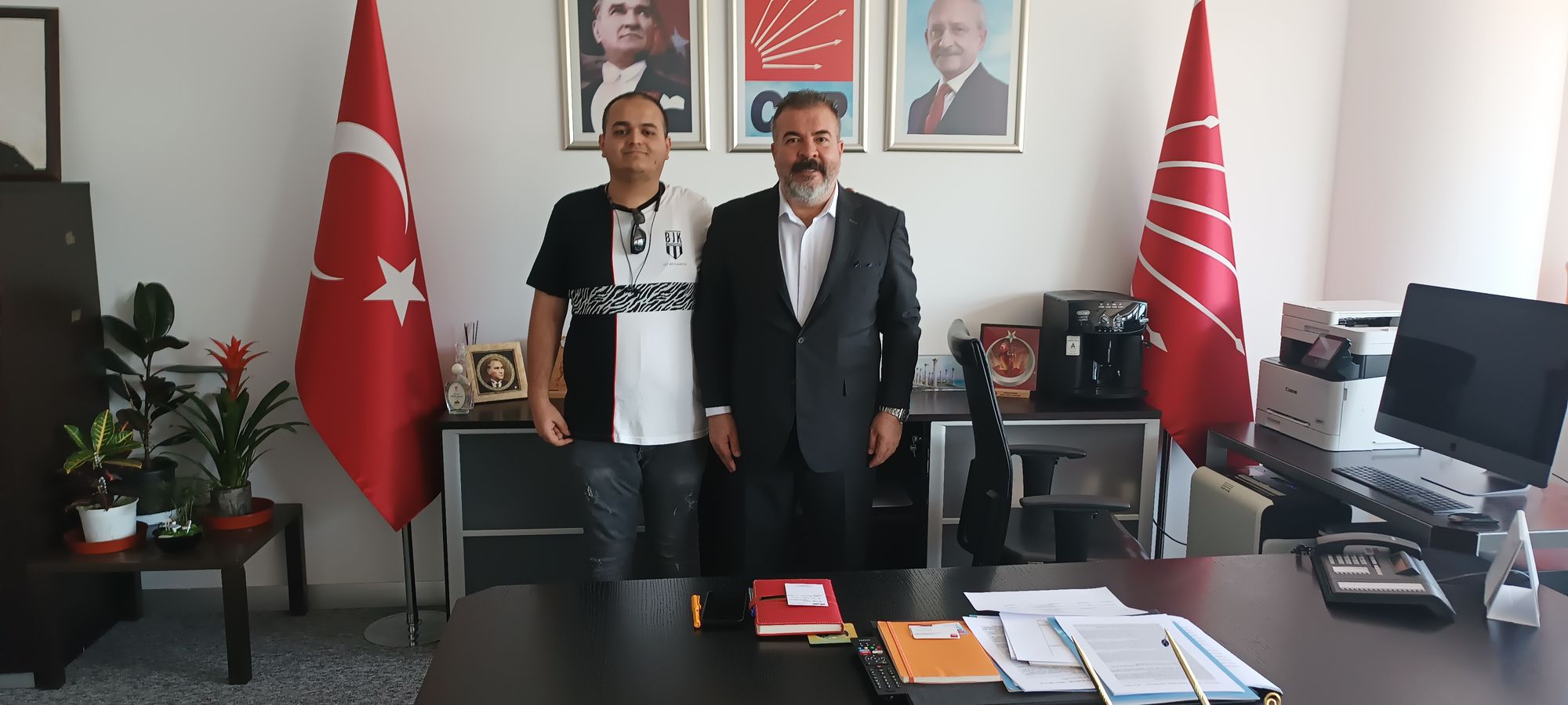 CHP Bilgi ve İletişim Teknolojilerinden Sorumlu Genel Başkan Yardımcısı Sayın Devrim Barış Çelik ile CHP Genel Merkezde